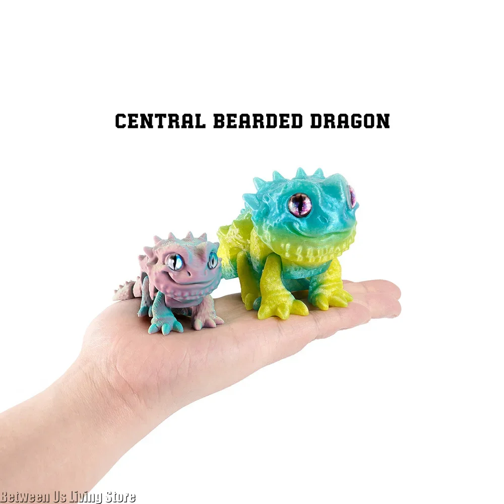 3D Printing Toy Model Mane Lion Lizard Multi-joint Activity 3D Eyes Living Room Decoration Home Accessories
