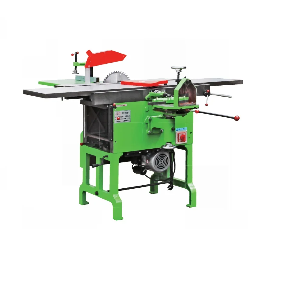 PFA16 Working Width 400mm Surface Planing Thickness Planing Saw Drilling Woodworking Combination Machine Tool