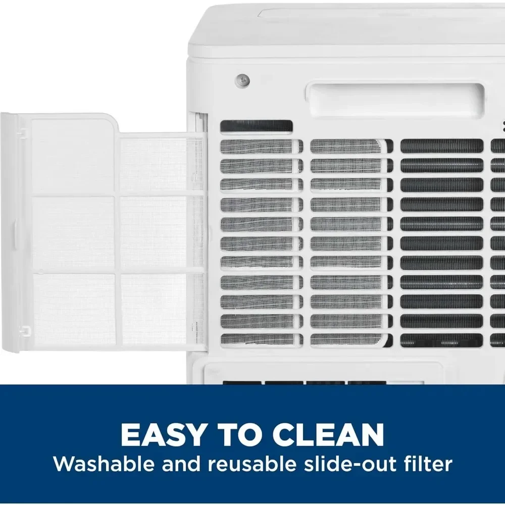 مكيف هواء محمول للغرف الصغيرة حتى 150 قدم مربع، 3 في 1 مع إزالة الرطوبة والمروحة والتبخر التلقائي، بما في ذلك