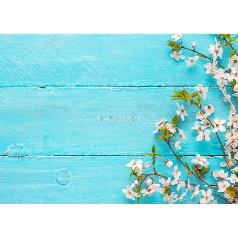 SHUOZHIKE тонкие тканевые фоны для фотосъемки реквизит цветок деревянные доски фон для фотостудии 201104 MB -03