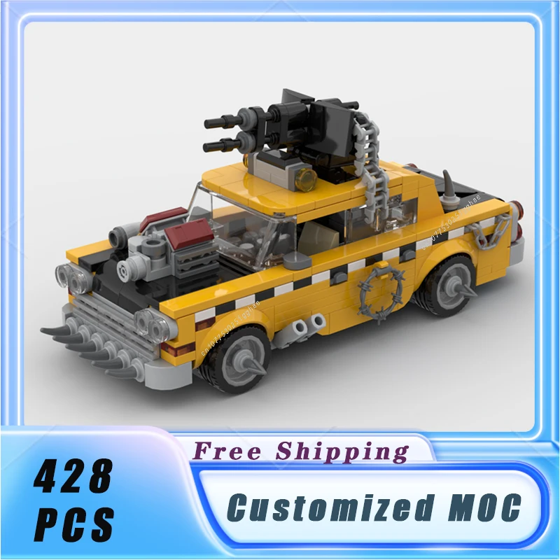 

Классический скоростной автомобиль MOC 1975 Checker A11 Apocalypse Taxi строительные блоки сборные модели наборы детские игрушки рождественские подарки