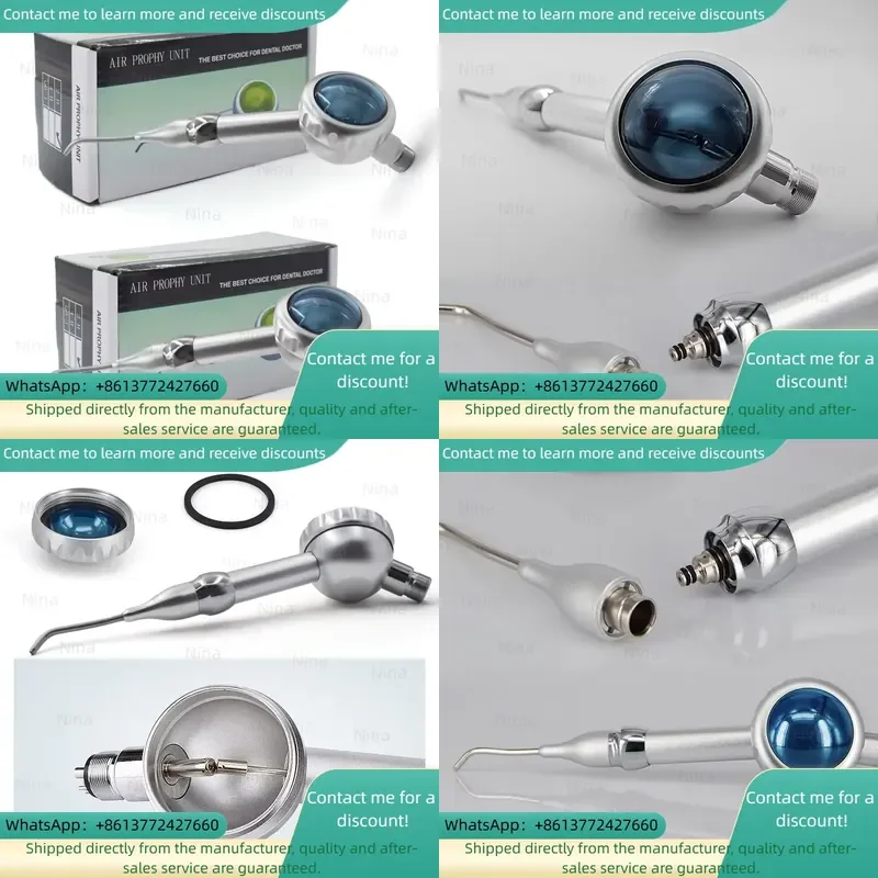 Air Prophy Unit 2 Hole /4 Hole Teeth Whitening Polisher Air Water Jet Odontologia Use Sandblasting Machine
