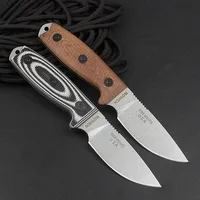 ESEE-3 Multi-Purpose Camping Fixed Blade Knife High-Hardness Mongolian Style Carnivorous Knife for Outdoor Survival and Hunting