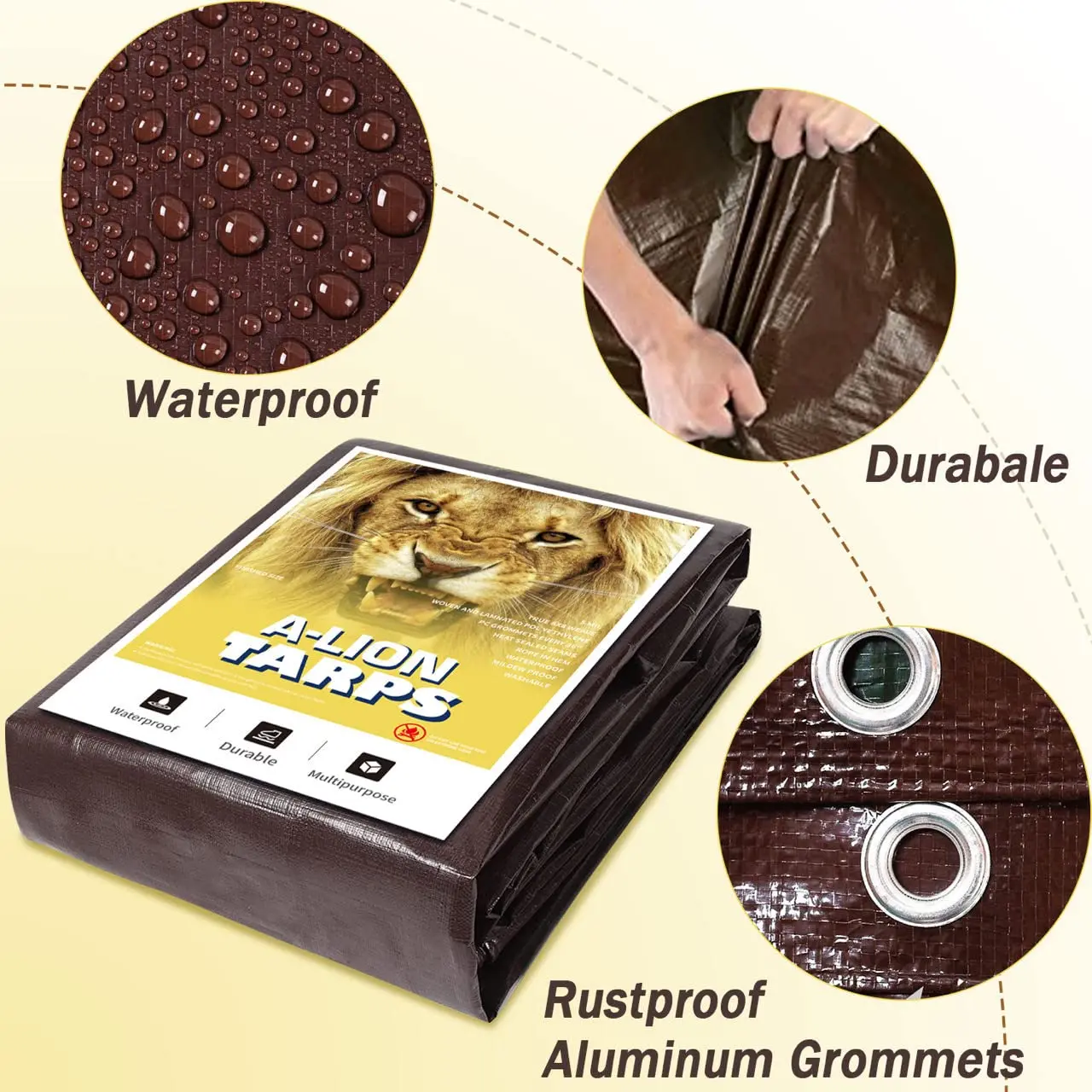 

Тент-покрытие 40x60, сверхпрочный, 10 мил, легкий, водонепроницаемый, УФ-стойкий, устойчивый к разрывам и порезам, полиэтиленовый тент, на заказ