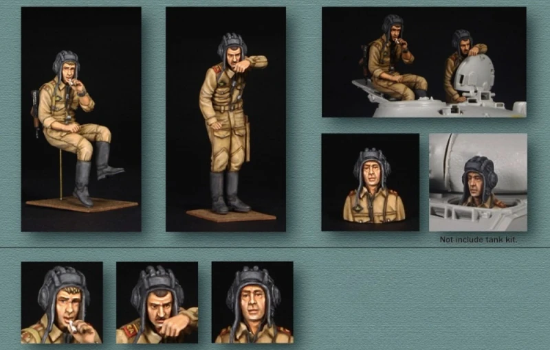 

Масштаб 1/35, литая под давлением фигурка из смолы, модель комплекта, советская армия, танк, экипаж, 3, фигурки в разобранном виде и неокрашенные, без танка