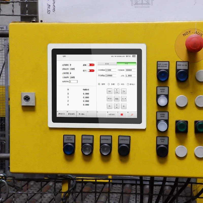 Industrial Touchscreen Production Line ESOP Capacitive Touchscreen Industrial Display Win Industrial PC