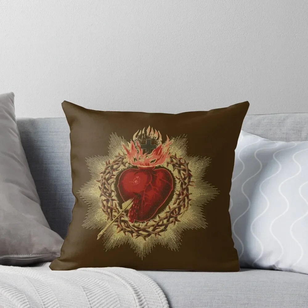

Sacred Heart of Jesus Catholic Devotion Christian Throw Pillow Sofa Cushion Cover Sofa Covers christmas pillowcases pillow