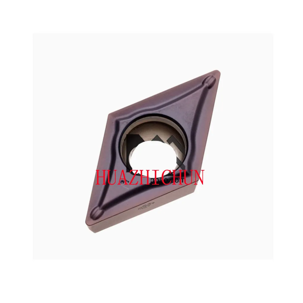 

HUAZHICHUN DCMT11T304N-SU AC530U LU AC6040M LB Carbide inserts External turning tool Steel processing Turning inserts