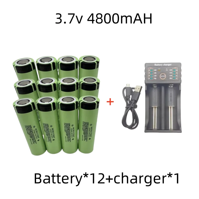 1-12pcs KEPAH NCR 21700T Li-ion  4800mah Rechargeable Battery 3.7V 5C discharge High Power batteries For High-power Appliances