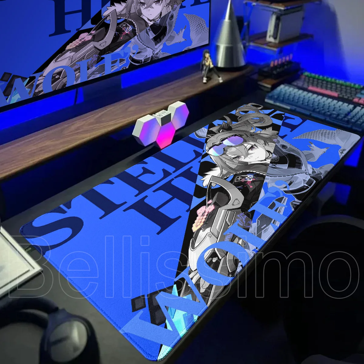 

Large Honkai Impact 3 Mouse Pad Elysia Non-Slip Rubber PC Gamer Player Notebook Computer Accessories Table Pad Kawaii Desk Pad