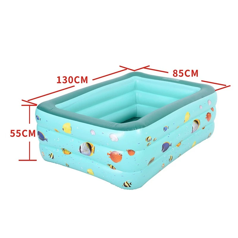 

Adult Children's PVC Inflatable Swimming Pool Large Folding Indoor Outdoor Use Children's Swimming Pool Plastic Accessories