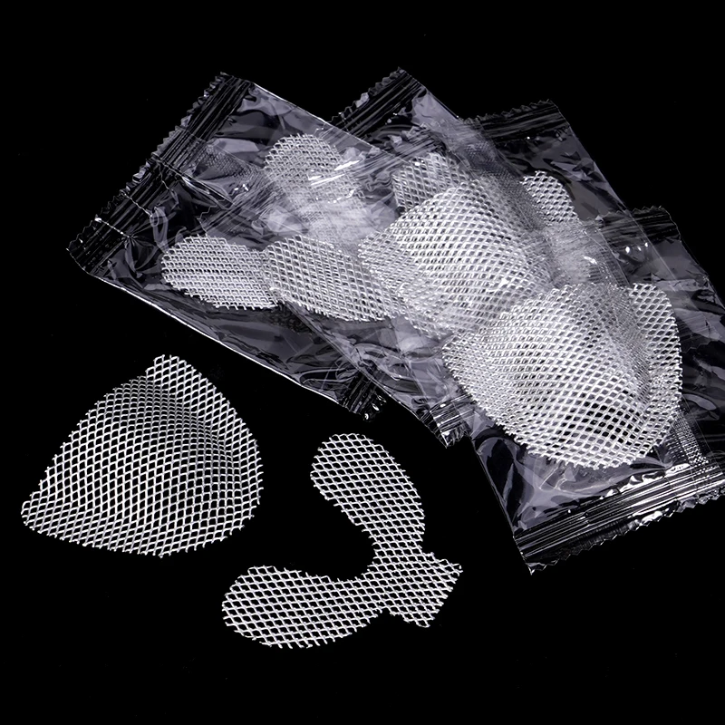 10pcs Denture Reinforcement Mesh Palatal Retention Dental Impression Metal Net Trays Upper Lower Dentist Materials