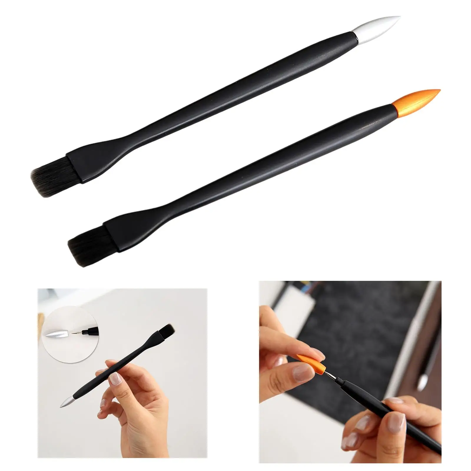 

Scratch Painting Pen Art Supply Small Brush Double Tip Easy to Use Multifunctional Practical Tool for Adult Kids