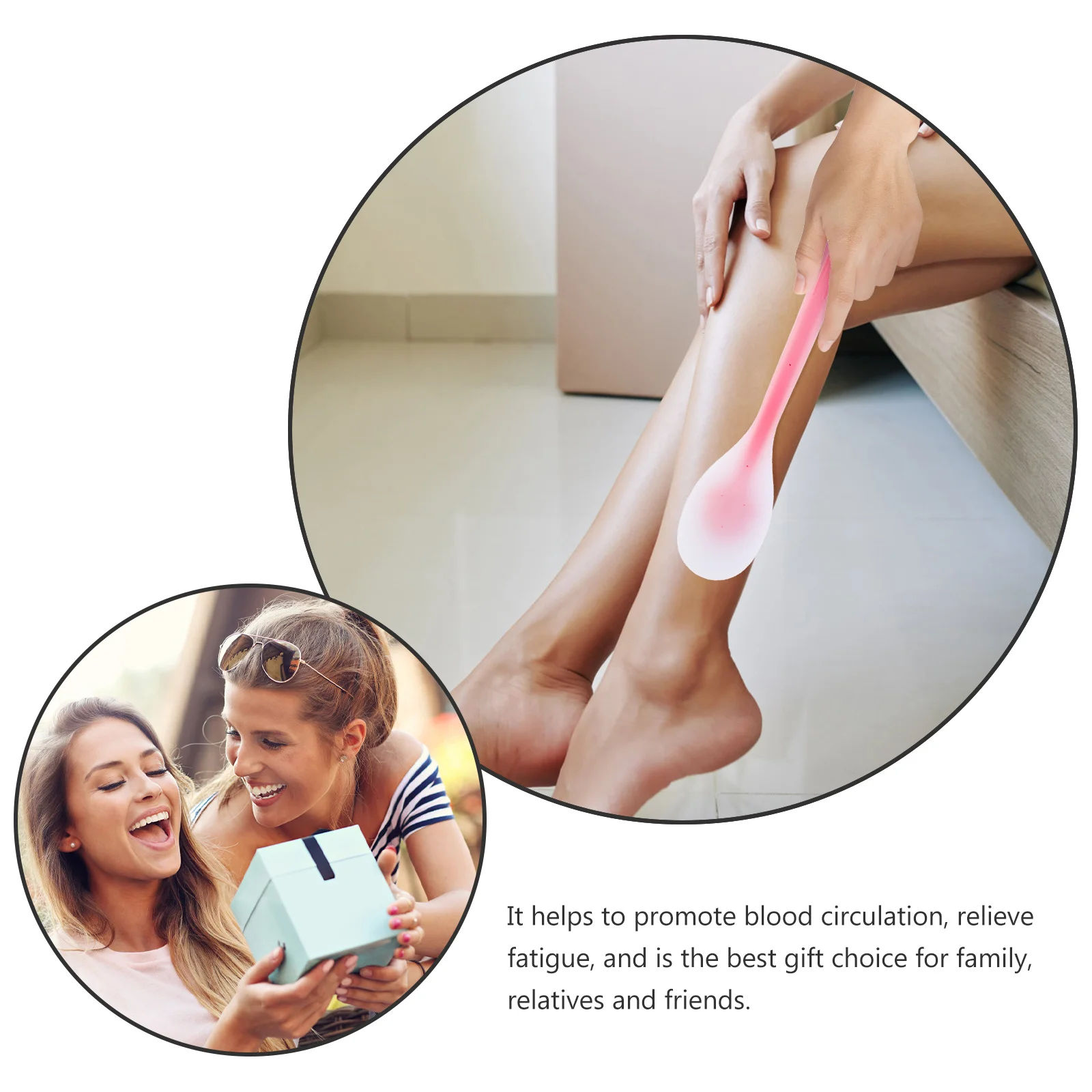 1 set 1 Set Silicone Body Beating Stick Massager Durable Flexible Meridian Dredging Blood Circulation Fatigue Relief Neck Back - Image 4
