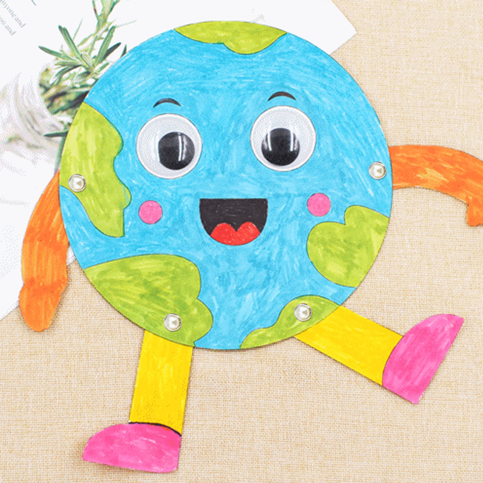 

50Pcs Decorative Mini Brads Pearl Design Scrapbooking Card Making Crafting Tools Brads Alloy Paper Fasteners Paper Fastener