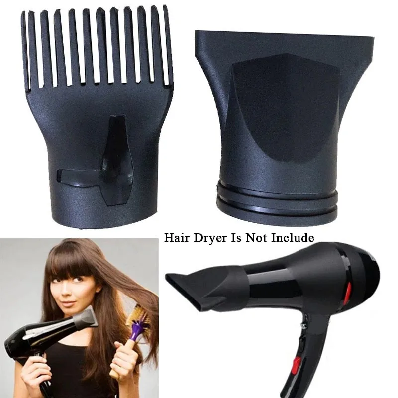 Blower Nozzle Professional Flat Hairdryer Diffuser Blower Air Collecting Comb Mouth Wind Nozzle Comb Dryer Diffusers Heat Salon