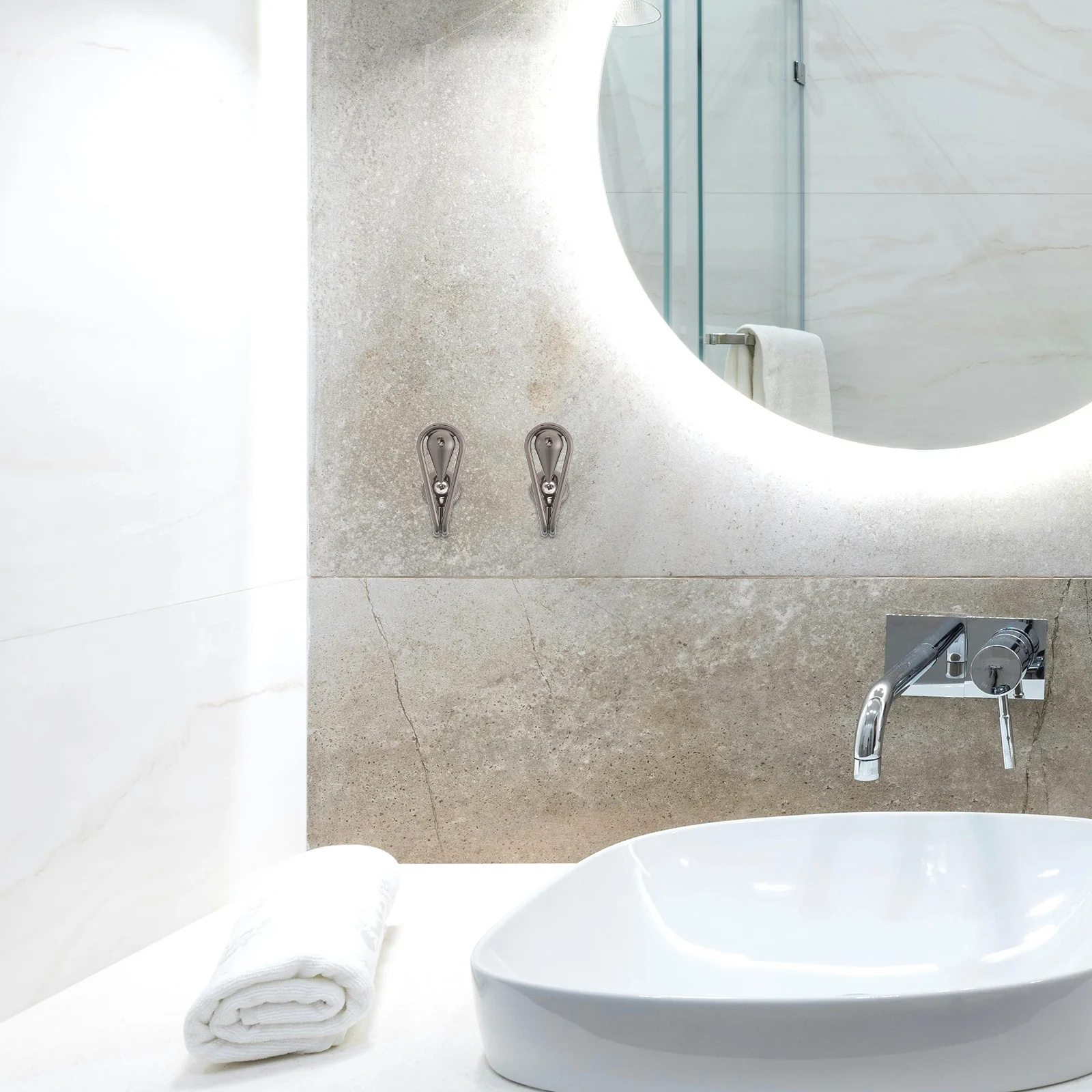 

2Pcs Zinc Alloy Water Drop Curtain Holdbacks Heavy Duty Wall Mounted Decorative Hooks for Home Office Hotel Window Decor