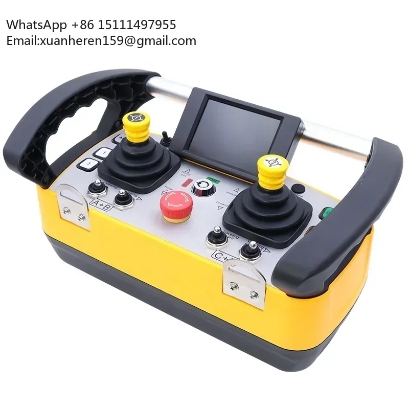 ECD-Q5000 Anti-shock & Waterproof Industrial Radio Concrete Pump Truck Crane Hydraulic Joystick Wireless Smart Remote Control