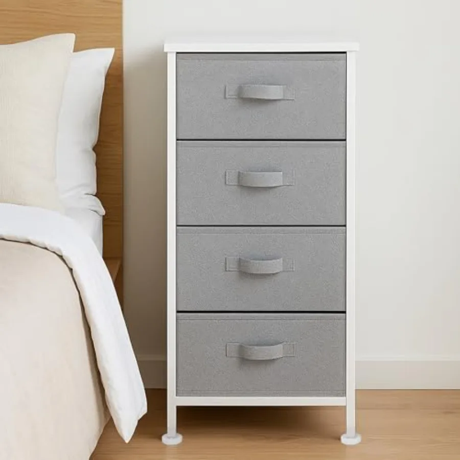 

Fabric 4-Drawer Storage Organizer Unit for Closet Bedroom