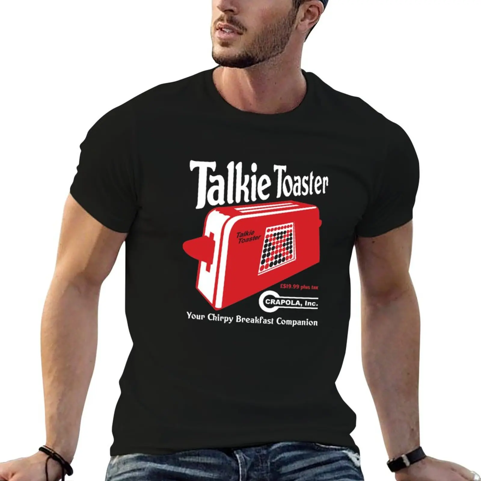 

Companion Breakfast - man shirt Toaster shirt t Dwarf print T-Shirt Red luxury Talkie t custom