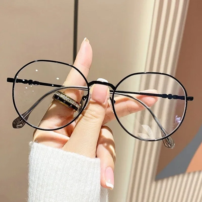 Modische Eckige Brillen für Damen, Anti-Blaulicht-Brillengestell mit Schickem Design Schutzbrille für Augenpflege
