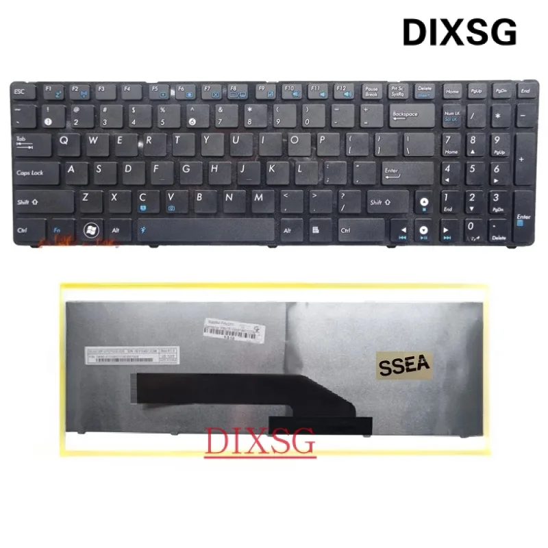 New Laptop US English keyboard For Asus K50 K50A K50AB K50AD K50AE K50AF K50C K62 K62F K50I K50ID K50IE K50IJ K50IL K50IN K50IP