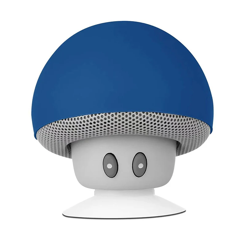 Cartoon Mini Bluetooth Mushroom Speaker High Quality Waterproof Bluetooth Speaker High Volume Mobile Phone Holder Speaker