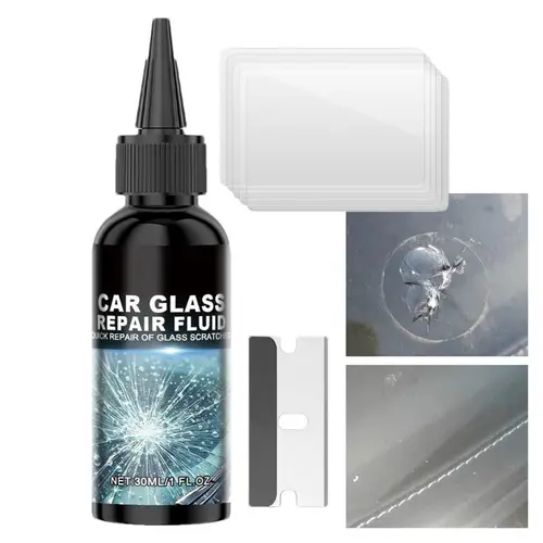 Imagen 1 del producto Líquido de reparación de vidrio, removedor de arañazos, reparación de parabrisas automotriz, Kit de reparación de parabrisas automotriz, cuidado del automóvil, astillado del vehículo
