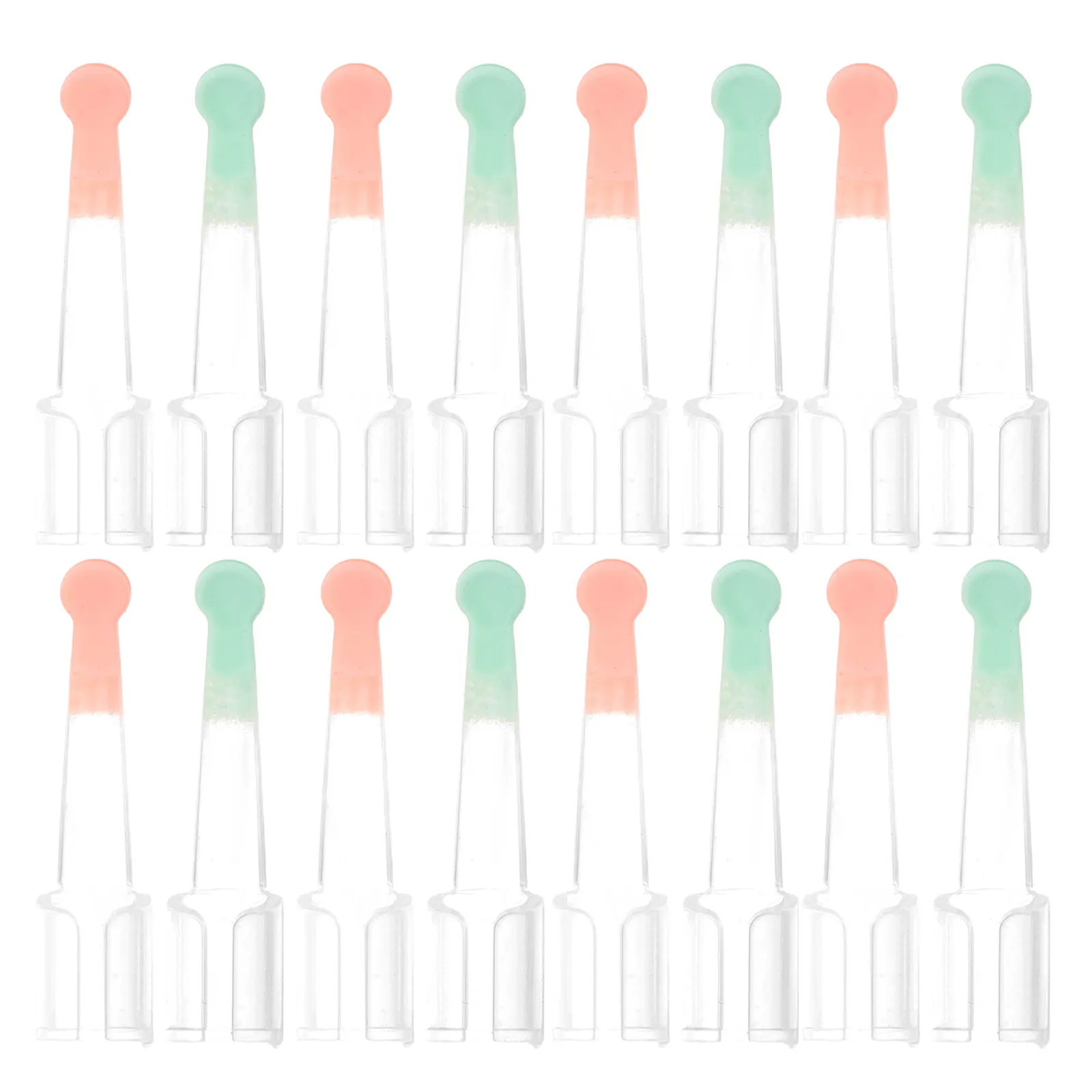 

16Pcs Replacement Silicone Earbud Tips Soft Small Ear Wax Removal Tips Compatible with Ear Camera Cleaning Tool for Teens Adults