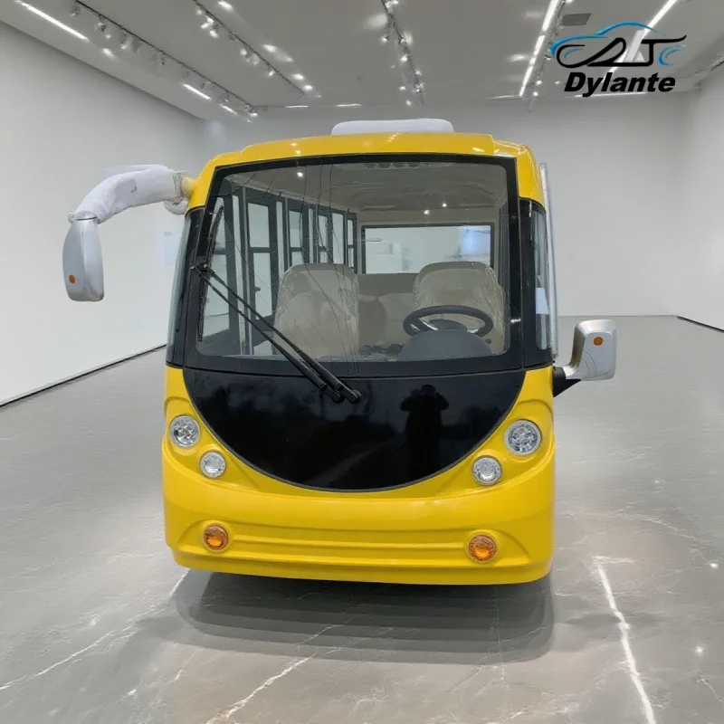 

Mini Bus 14-Seater Closed Electric Shuttle Sightseeing Bus Semi-Closed Pure Electric City Tour Special Closed Tourist Bus