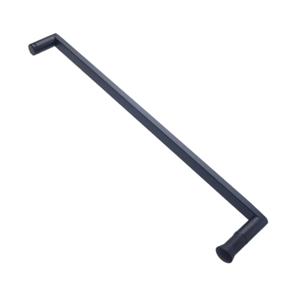 

Bathroom Renovation Black Shower Handle Black Shower Room Handle Sliding Door Handle 304 Stainless Pull Mushroom Head Design