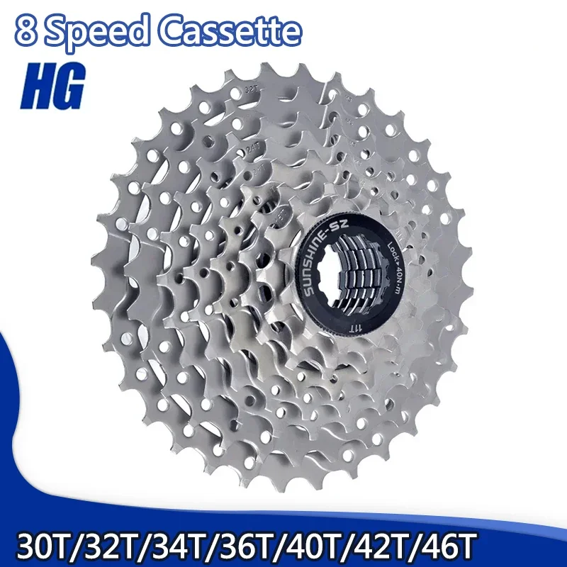 8 Speed Cassette mtb Bicycle Freewheel for SHIMANO HG 30T 32T 34T 36T 40T 42T 46T Mountain Bike Sprocket 8v Parts