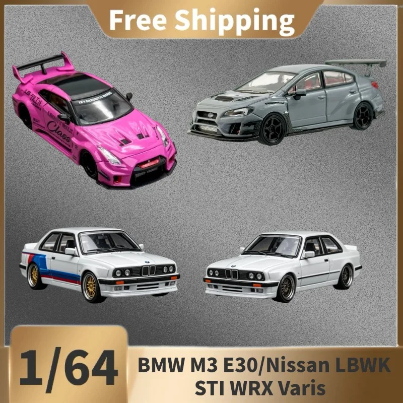 （In Stock）CM MODEL 1: 64 Pandem BMW M3 E30 Widebody Modified Alloy Car Model, for Collection and Display