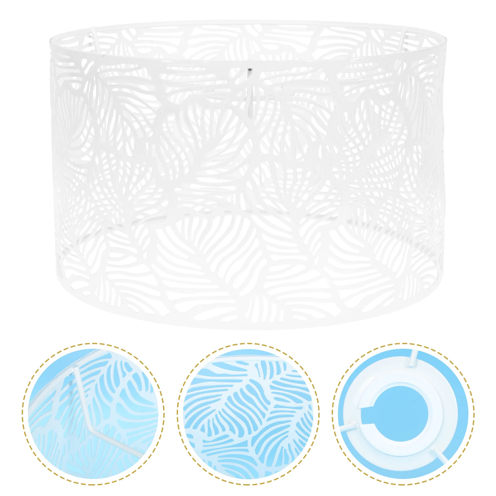 

Metal Hollow Lampshade Carving Design Modern Light Cover Decorative Lamp Shade for Restaurant Hotel Cylinder Lamp Shade