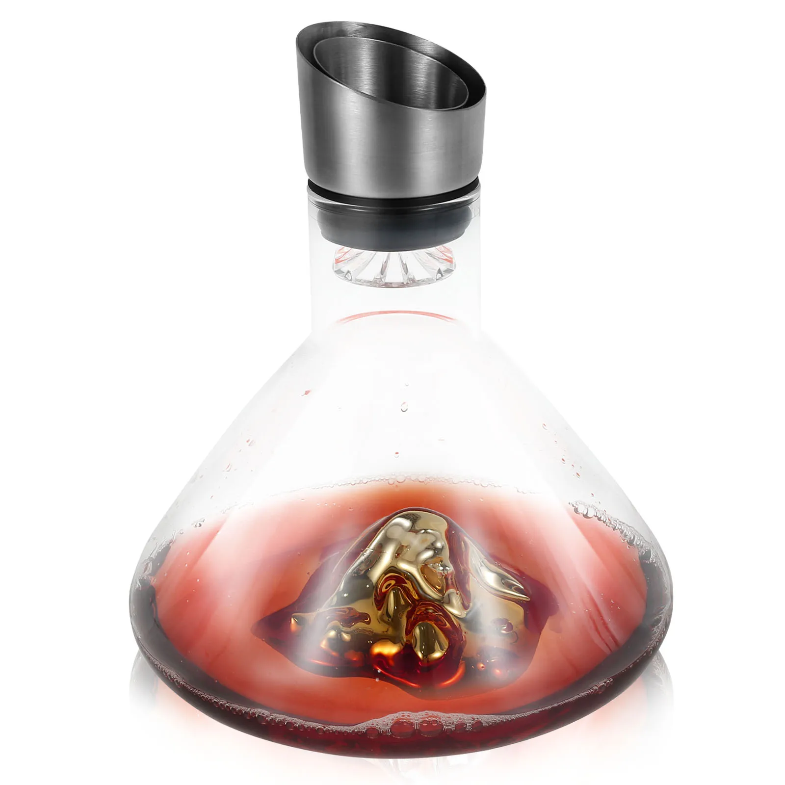 

Iceberg Whisky Wine Decanter Wine Aerator Lead-free Crystal Wine Pourer Carafe Thickened Wine Dispenser Pot Bar Accessories