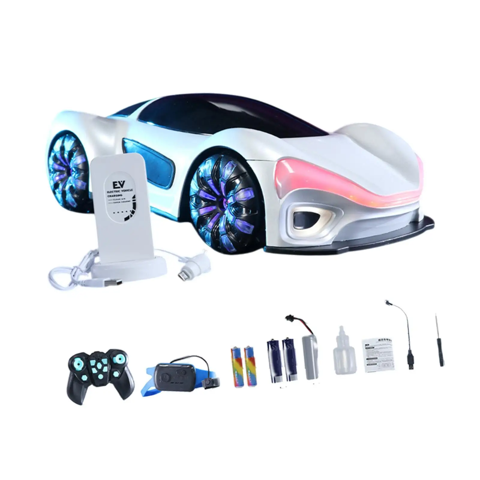 RC Drift Car Spray Effects Cordless Charging Toy Car Classic Vehicle Toy for Festivals Holiday New Year Party Favors Christmas