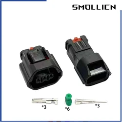 1 Set 3 Pin 7283-8730-30 7182-8730-30 Wheel Speed Sensor Socket EVO Mivec Camshaft Sensor Plug For Nissan MG641234-5