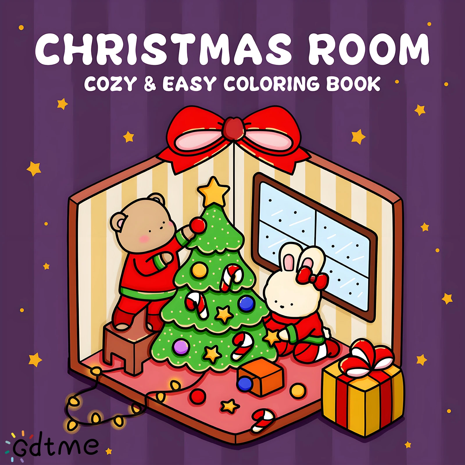 CHRISTMASI ROOM COZY & EASY Coloring Book Montessori Gift Educational Graffiti Painting Book Drawing Games Toys Christmas Gifts
