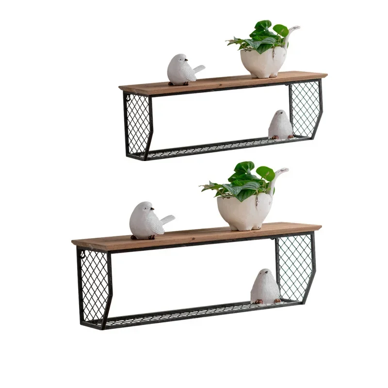 

American wrought iron romantic, indoor and outdoor decorative wall hanging flower stand