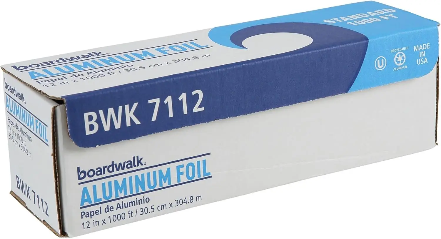 

Рулон алюминиевой фольги 7112 Extra Thick Standard, длина 1000 футов, ширина 12 дюймов, толщина 16 микрон