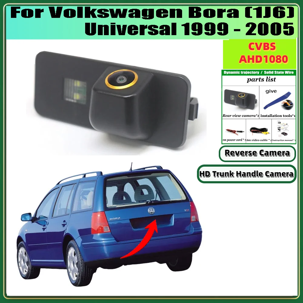 For Volkswagen Bora (1J6) Universal 1999 - 2005 HD Fisheye Reverse Camera CCD / Night Vision Rear View BackUp Parking Camera