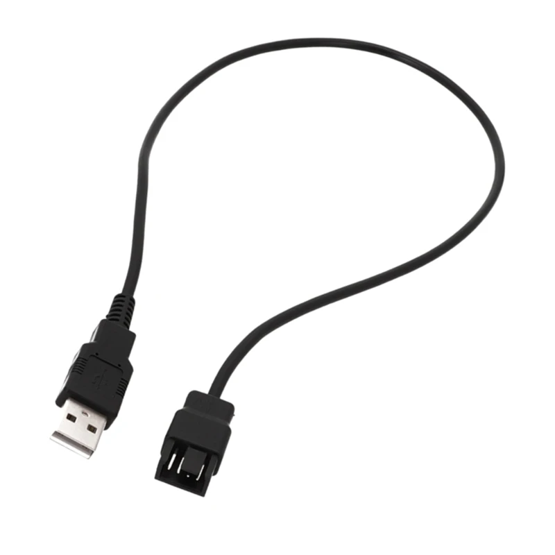 

896F 5V USB 4Pin Кабель питания вентилятора для ноутбука USB на 4Pin 3Pin Разъем Шнур адаптера