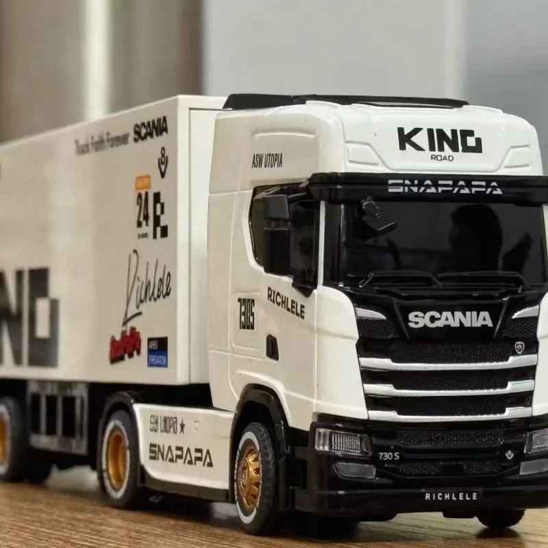 Wennanfeng Scania RC Truck Alloy Model Official Licensed Wennanfeng Highly Detailed Remote Control Car Collectible Gift  Adults