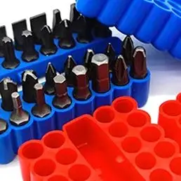 

2 шт. держатель бит 32 отверстия органайзер с шестигранным хвостовиком отвертка держатель бит дрель для хранения для коробки для хранения хвостовика 6,35 мм