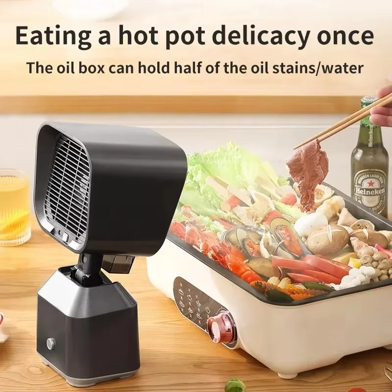 Installation Mini Desktop Range Hood Portable Tabletop Portable Range Hood Electric Desktop Cooker Hood