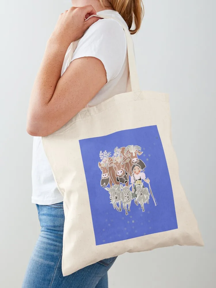 

Alpabzug Tote Bag eco bag folding shopping bag custom canvas shopper bags for women