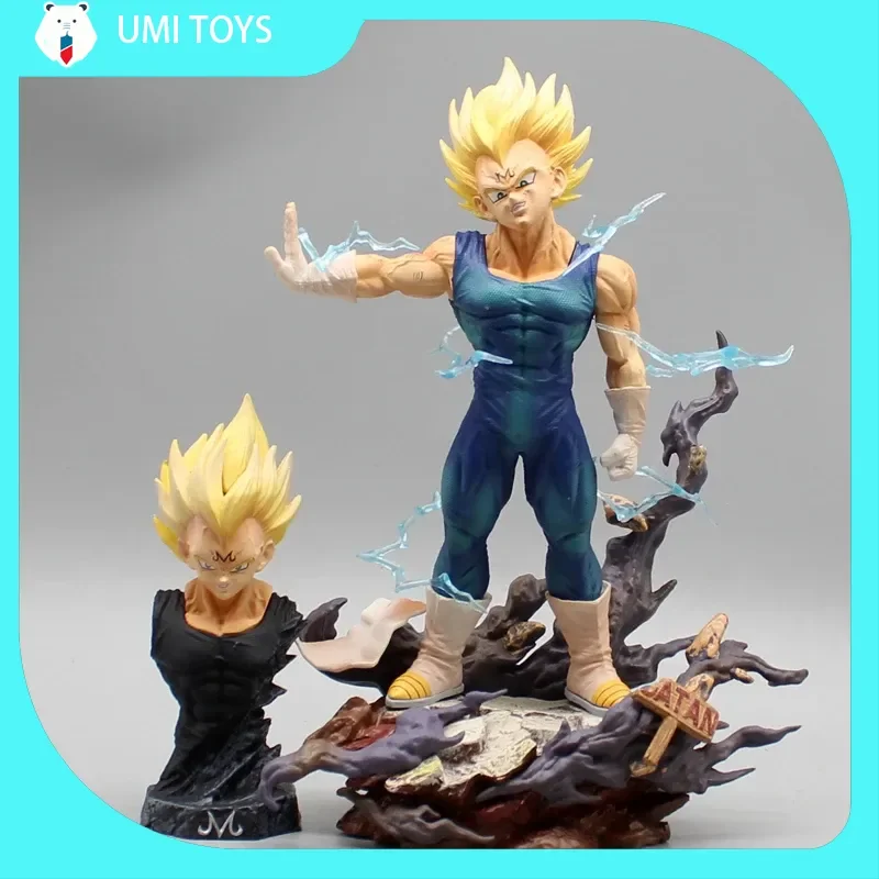 

Фигурка Dragon Ball 20 см: Вегета (версия Hero Belief), GK Majin Vegeta, аниме-модель из ПВХ, коллекционная кукла, украшение, игрушка, подарок