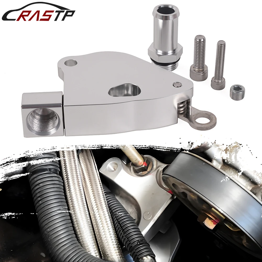 

RASTP-New Aluminum Alloy Intake Manifold Adapter For Civic K20 Manifolds On K24 Coolant Adapter RS-CR1851