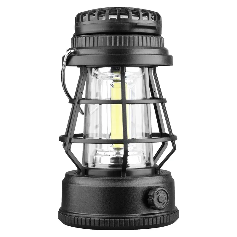 

Портативный перезаряжаемый винтажный фонарь для кемпинга, уличный светильник для палатки, ручной фонарь-фонарька, осветитель для кемпинга