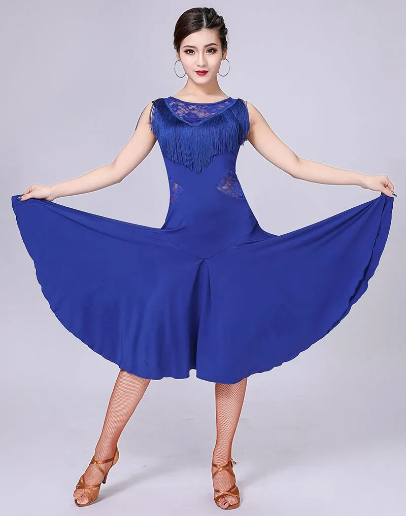 

Fringe Latin Dance Dress for Women Latin Dance Dresses for Women Competition Practice Wear Lace Latin Dancing Costumes